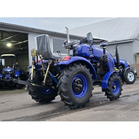 Мототрактор Terra Force 251XL, 24 к.с, триточковий, польський плуг, фреза  140 см, прижимна гідросистема