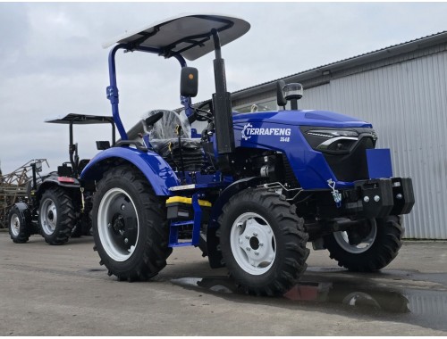 Трактор TERRA FENG 354R з реверсом, ЄВРО навіскою, козирком, широкі шини, 4х4, великий бак