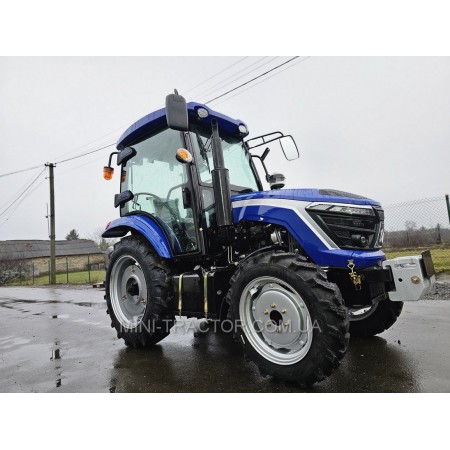 Трактор із кабіною TERRA FORCE 554C із компресором, прижинна гідравліка, широкі шини