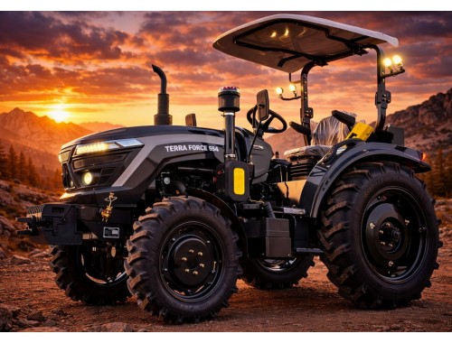Трактор TERRA FORCE 554X, 50 к.с, 4х4, євронавіска, примусовою гідравлікою, козирок із LED освітленням