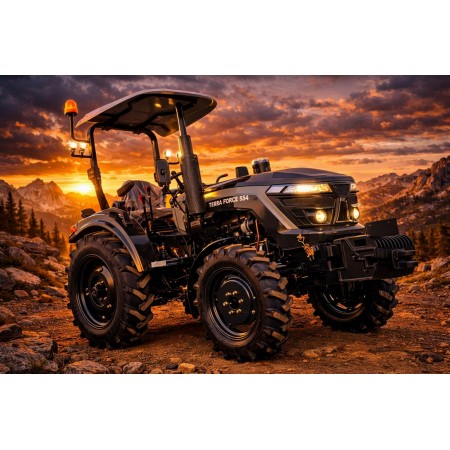 Трактор TERRA FORCE 554X, 50 к.с, 4х4, євронавіска, примусовою гідравлікою, козирок із LED освітленням