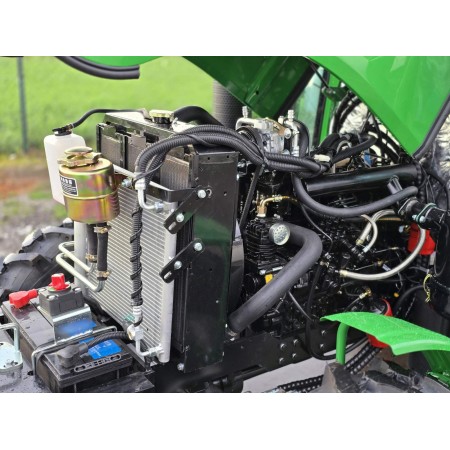 Трактор TERRA FORCE 554XLC з кабіною із кондиціонером та прижимною Євронавіскою на клешнях