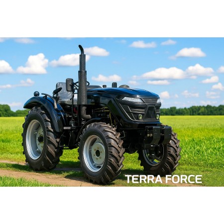 Трактор TERRA FORCE 555 HXR 50 к.с із реверсом, прижимна євронавіска, шини 28/20, вага 2050 кг, комресор