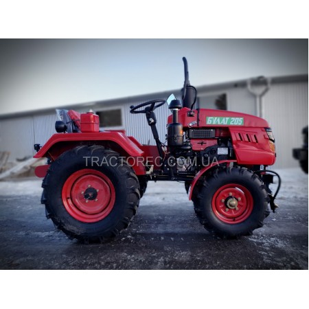 Мототрактор Булат 205 із фрезою, двокорпусним плугом, кращий вибір для власних потреб. Передня гідросистема