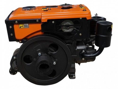 Дизельний двигун Файтер R180NE з електрозапуском, 8 к.с., водяне охолодження, економний та надійний!