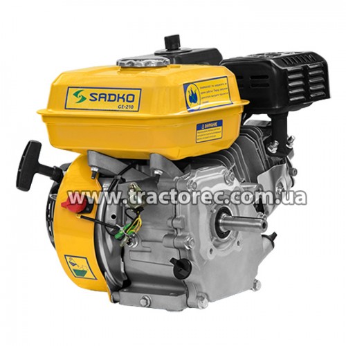 Двигун бензиновий Sadko GE-210 (фильтр в масл. ванні), 6.5 к.с, БЕЗКОШТОВНА ДОСТАВКА!
