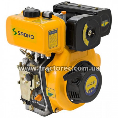 Двигун дизельний Sadko DE-220, 4.2 к.с, БЕЗКОШТОВНА ДОСТАВКА!