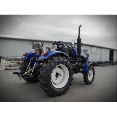 Мінітрактор Терра Форс 255SX, 3 циліндри, 4x4, редукторний міст, широкі шини 11.2-20, редукторний міст, ВОМ 540/1000