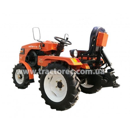 Мототрактор Файтер Т-15, 15 к.с, плаваюча трьохрежимна гідравліка, + ФРЕЗА і ПЛУГ, БЕЗКОШТОВНА ДОСТАВКА!