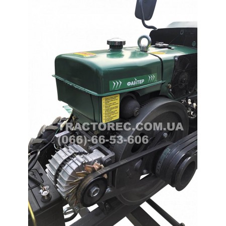 Мототрактор Файтер Т-20 PRO, 20 к.с, 2х секційна гідравілічна система, грунтофрезою 140 см, ЗІП, набір ключів та безкоштовна доставка по Україні! Нова модернізована модель!