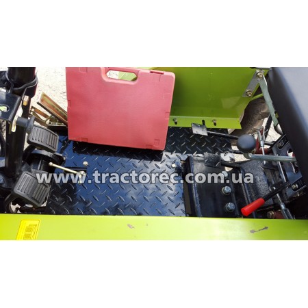 Мототрактор Zubr GN151 (jr-q15e), 16 к.с. + тракторна гідравлічна фреза 120 см і плуг НОВИНКА!