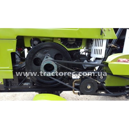 Мототрактор Zubr GN151 (jr-q15e), 16 к.с. + тракторна гідравлічна фреза 120 см і плуг НОВИНКА!