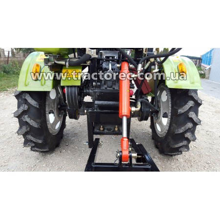 Мототрактор Zubr GN151 (jr-q15e), 16 к.с. + тракторна гідравлічна фреза 120 см і плуг НОВИНКА!