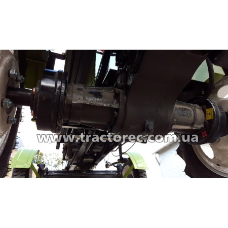 Мототрактор Zubr GN151 (jr-q15e), 16 к.с. + тракторна гідравлічна фреза 120 см і плуг НОВИНКА!