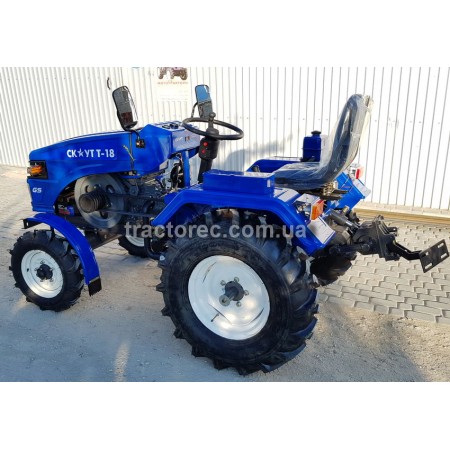 Мототрактор Гарден Скаут T-18, 18 л.с., + ФРЕЗА 1.4 м + Двокорпусний плуг! Широка резина. БЕЗКОШТОВНА ДОСТАВКА ПО УКРАЇНІ!