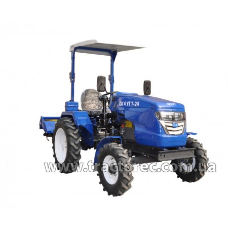 Мототрактор Garden Scout T-24DIF-VT (Гарден Скаут) + ФРЕЗА 1.4м + ПЛУГ + БЕЗКОШТОВНА ДОСТАВКА! НОВИНКА 2016