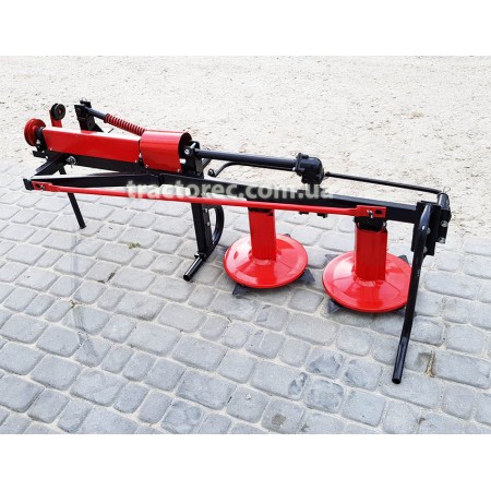 Коса роторна КР-09М до мототрактора, одноточкове кріплення, ремінний привід