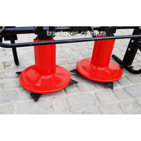 Коса роторна КР-09М до мототрактора, одноточкове кріплення, ремінний привід