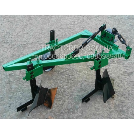 Плуг двохкорпусний для мототрактора, мотоблока. Усилена рама, вінтове регулювання. Гарантована якість!