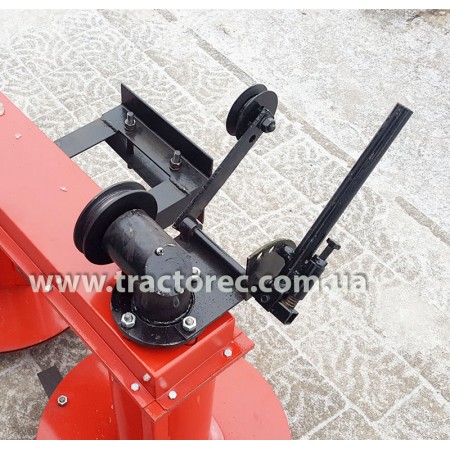 Коса роторна передня для мотоблока КР-110, збільшений захват та високі стойки на дисках!