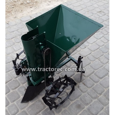 Картоплесаджалка однорядна ЖМЕРИНКА з регулюванням посіву та покращеною конструкцією (бункер для міндобрива +400грн )