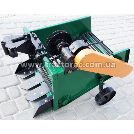 Картоплекопалка транспортена для мототрактора чи мотоблока із приводом від шківа зчеплення, лівостороння