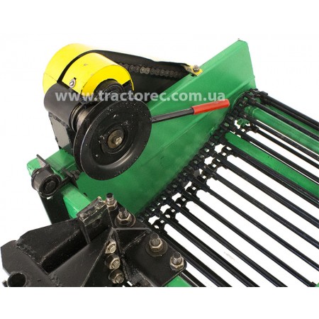 Картоплекопалка транспортерна (ланцюгова) мотоблока (УСИЛЕНИЙ МЕХАНІЗМ, ПРИВІД ВІД ВОМ)