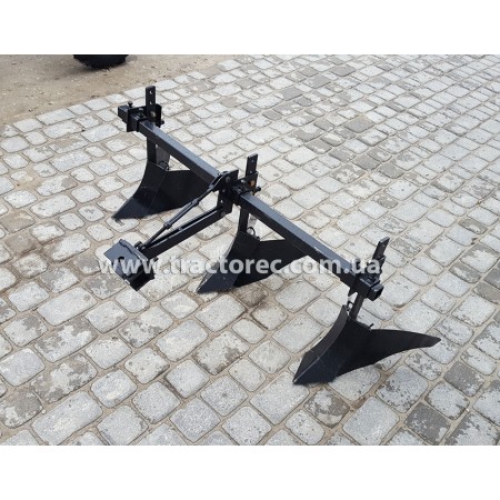 Підгортальник трьохрядний (потрійний) для мотоблока, мототрактора, із кріпленнями