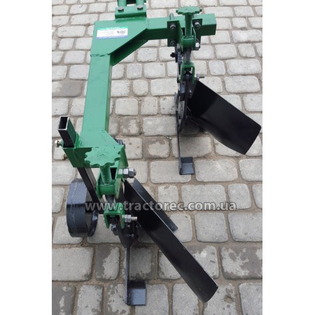 Плуг двухкорпусний для мотоблоків та мототракторів, УСИЛЕНА РАМА, БАГАТО РЕГУЛЮВАНЬ, від 8 к.с.