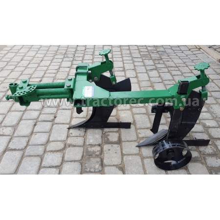 Плуг двухкорпусний для мотоблоків та мототракторів, УСИЛЕНА РАМА, БАГАТО РЕГУЛЮВАНЬ, від 8 к.с.