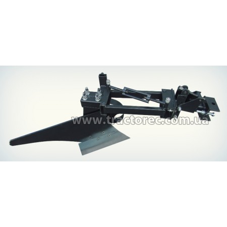 Плуг однокорпусний із збільшеним корпусом та колесом для мототракторів із гідравлікою. УСИЛЕНА КОНСТРУКЦІЯ!