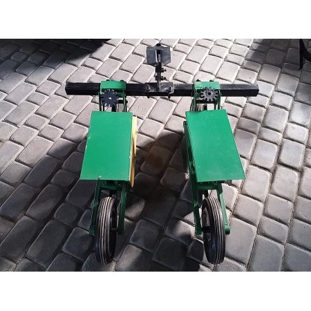 Сівалка овочева (сіялка) точного висіву 2-х рядна до мотоблока