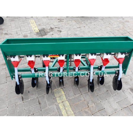 Сівалка 8-ми рядна сошникова (дискова) для мотоблока, мототрактора шириною 1.5м