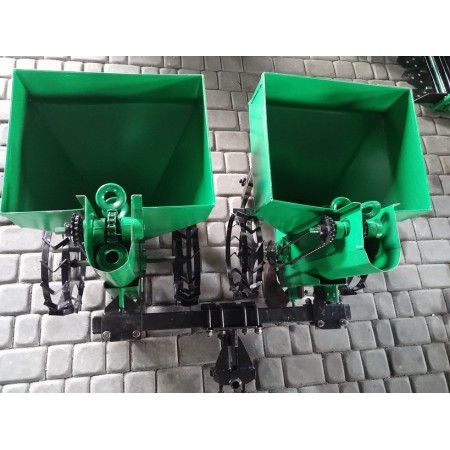 Картоплесаджалка 2-х рядна 90 л для мотоблока чи мототрактора на одноточкове кріплення