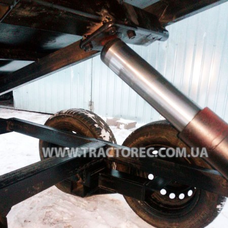 Причіп для трактора двоосний із гідроциліндром грузопідйомністю до 3т