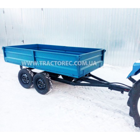Причіп для трактора двоосний із гідроциліндром грузопідйомністю до 3т