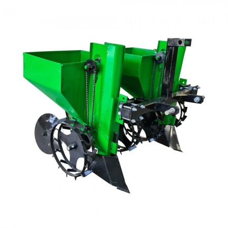 Картоплесаджалка дворядна 90л КСН-90 на трьохточку для мототрактора мінітрактора