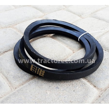 Ремень В1750 клиновий привідний для мотоблоків із двигунами R180, R190 або навісного обладнання Ремень В1750 клиновий привідний для мотоблоків із двигунами R180, R190 або навісного обладнання