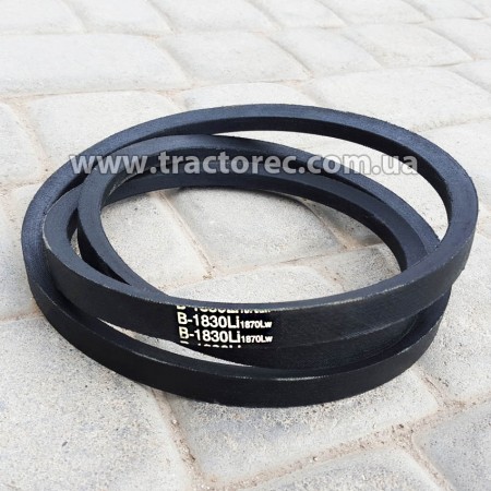 Ремень В1830 привідний (клиновий) для мотоблоків із двигунами R190, R195