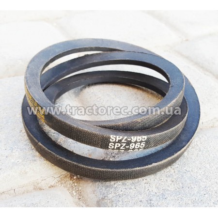 Ремень SPZ-965 для вентиляторів двигунів мотоблока R190, R180, R195 Ремень SPZ-965 для вентиляторів двигунів мотоблока R190, R180, R195