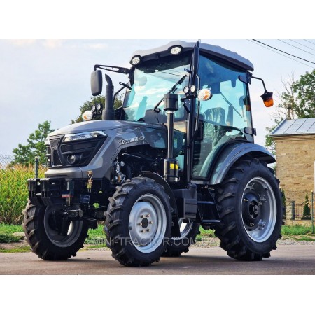 Трактор СКАУТ Т-504СRX з реверсом та заводською кабіною з опаленням, високі шини 12.4-28