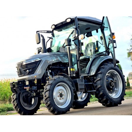 Трактор СКАУТ Т-504СRX з реверсом та заводською кабіною з опаленням, високі шини 12.4-28