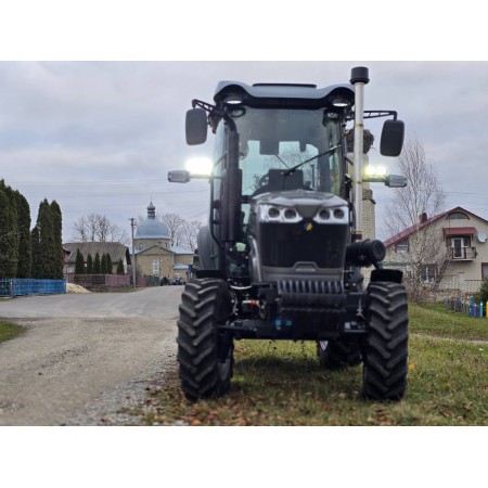 Трактор СКАУТ ТЕ-504С+ з кондиціонером, євронавіска, Андроїд мультимедіа, герметична кабіна, широкопрофільні шини