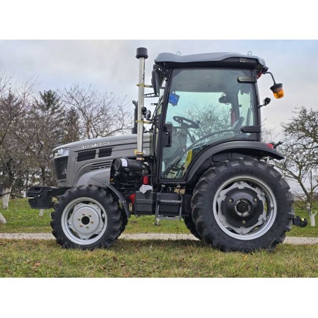 Трактор СКАУТ ТЕ-504С+ з кондиціонером, євронавіска, Андроїд мультимедіа, герметична кабіна, широкопрофільні шини