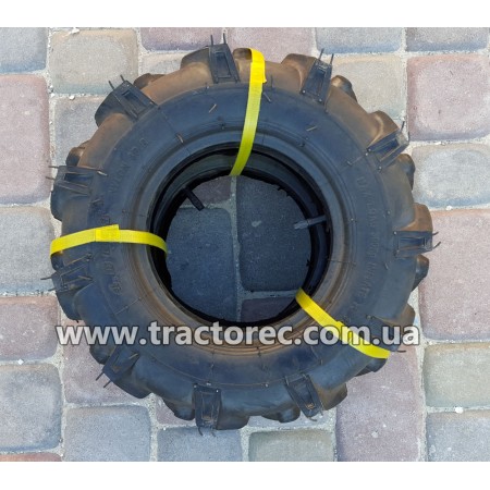 Шина з камерою для мотоблока 4.00-8 (ялинка)