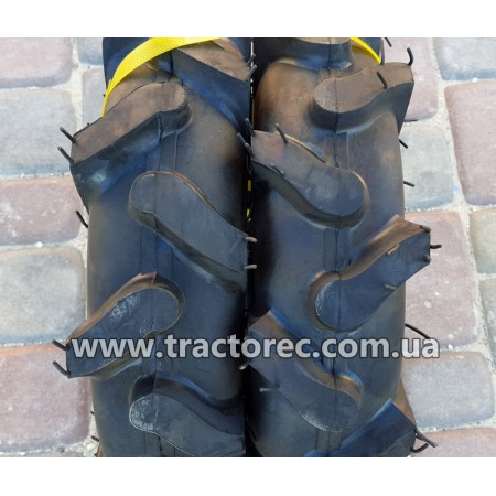 Шина з камерою для мотоблока 4.00-8 (ялинка)