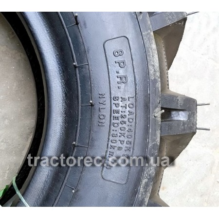 Шина з камерою 6.00-12, 8-ми слойна, покращеної якості, 8 Pr