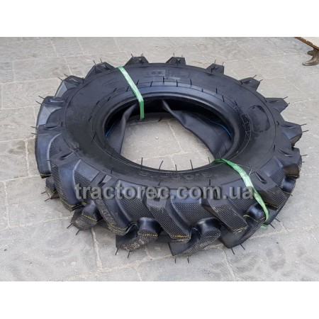 Шина з камерою 6.00-12, 8-ми слойна, покращеної якості, 8 Pr