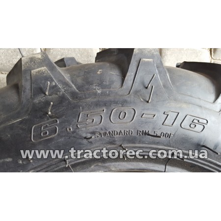 Шина для мототрактора чи трактора 6.50-16 (усилена, нагрузка 650 кг)