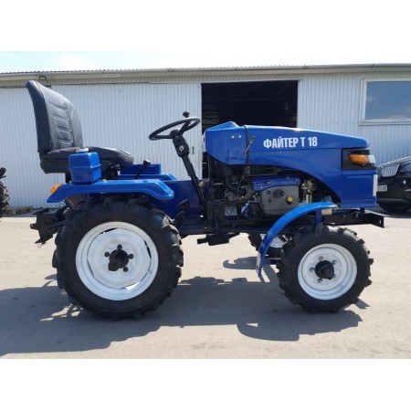 Вживаний мінітрактор мототрактор Файтер Т18 із плугом та фрезою, безкоштовна доставка